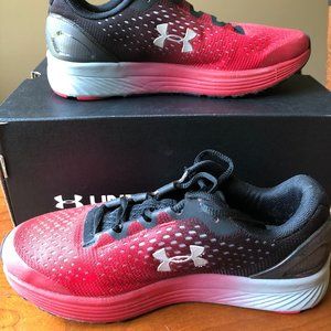 Red Black and White Unisex Under Armour sneaker mens size 5